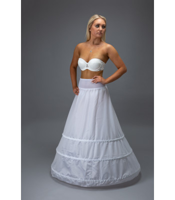 3-hoop train robe de mariée robe de bal Bridal Petticoat Glisse Jupon UK Stock 