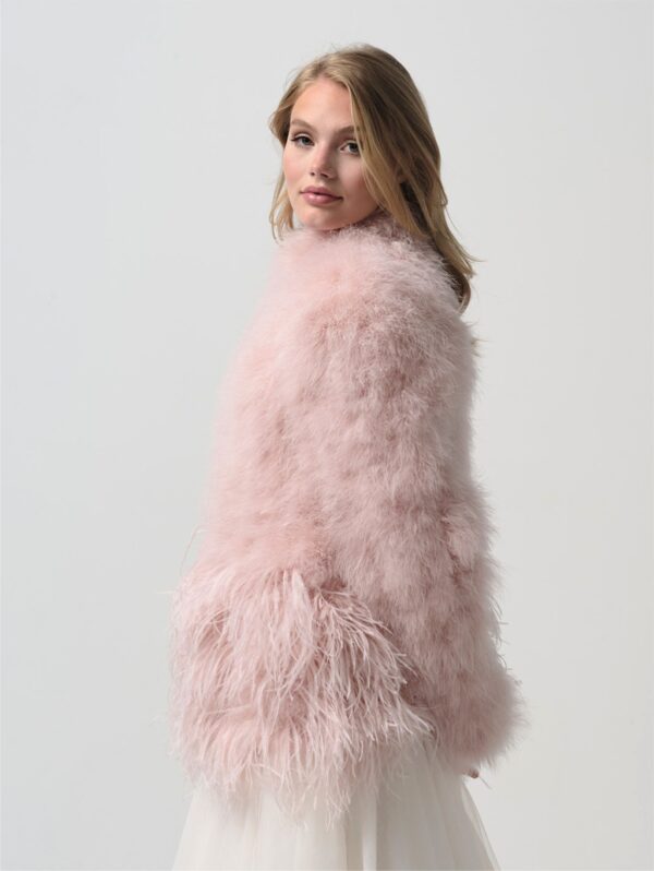 Marabou-Ostrich Jacket BOL-25 | Available at Jupon