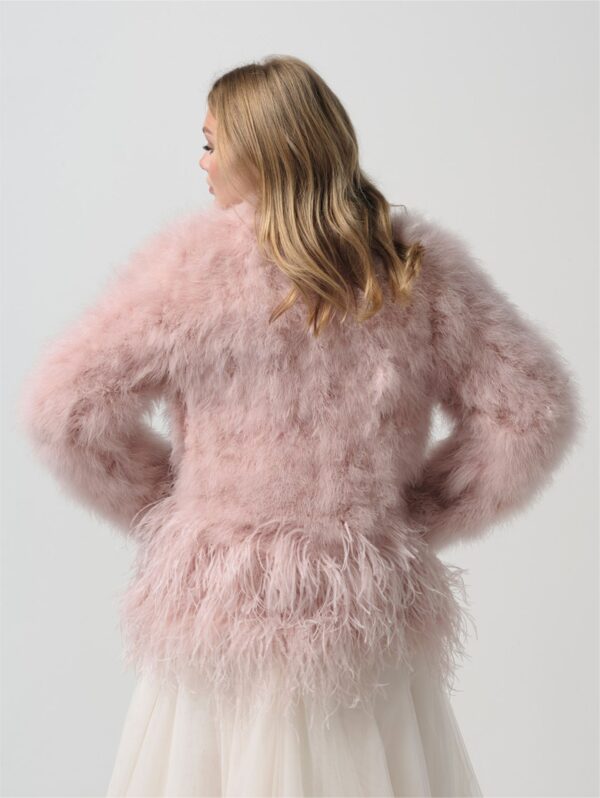 Marabou-Ostrich Jacket BOL-25 | Available at Jupon