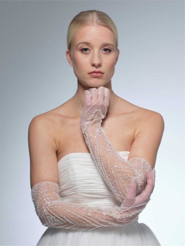Bridal gloves from Jupon - GL-76025